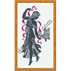 Схема для вишивання картини "Німфа" Ч1710