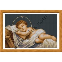 Схема для вишивання картини "Ісусик в яслах" R1204