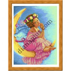 Схема для вишивання картини "Молитва ангела" R1603