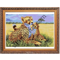 Схема для вишивання картини "Гепарди" Ж2623