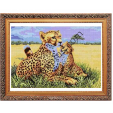 Схема для вишивання картини "Гепарди" Ж2623
