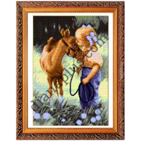 Схема для вишивання картини "Маленькі друзі" П2618