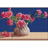Схема для вишивання картини "Гвоздики" К2620