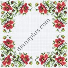 Набір для вишивання серветки "Маки" А2236