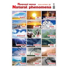 Абетка в картинках L13 "Natural phenomena" A4 ламінована