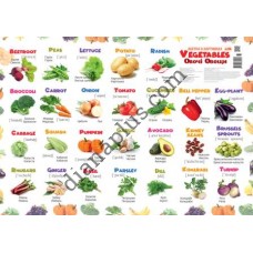 Абетка в картинках L14 "Fruits&Berries" А4 ламінована