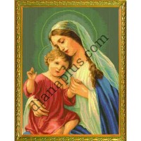 Схема для вишивання картини "Марія з Ісусом" R1000