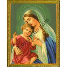 Схема для вишивання картини "Марія з Ісусом" R1000