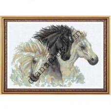 Схема для вишивання картини "Трійка коней" Ж2274	