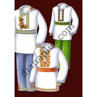 Схема для вишивання вишиванки для хлопчика "Тризуб", "Весняний день", "Оберіг" F2822