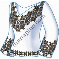 Схема для вишивання жіночої вишиванки "Карпати" F2604