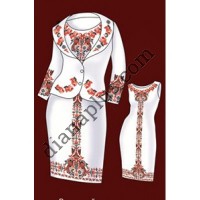 Схема для вишивання жіночого костюма "Слов'янка" F2819в
