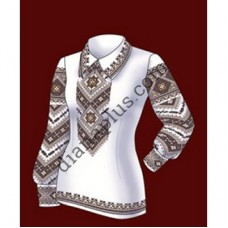 Схема для вишивання жіночої вишиванки "Зоряна ніч" F2815в