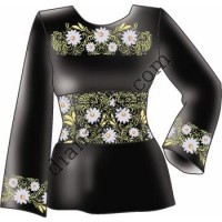 Схема для вишивання жіночої вишиванки "Ромашки" F2603