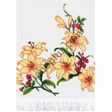 Набір для вишивання рушника "Цвіт лілей" С1414