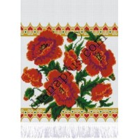 Набір для вишивання рушника "Маки" С1829