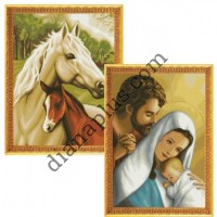 Кольорові символьні схеми для вишивання Артикул Z127 "Святе сімейство"