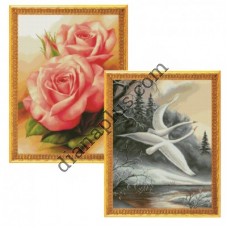 Кольорові символьні схеми для вишивання Королева квітів Артикул Z121