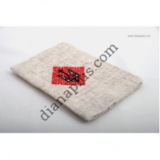 Обкладинка на паспорт "Тризуб на червоному"