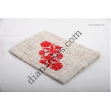 Обкладинка на паспорт "Червоний орнамент"