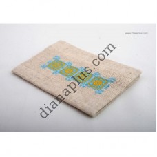 Обкладинка на паспорт "Жовто-блакитна" (льон)