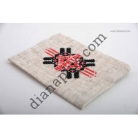 Обкладинка на паспорт "Україна" (Червоно-чорна)