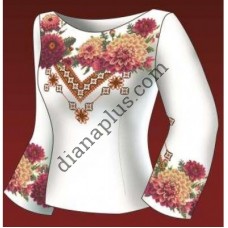 Набір для вишивання жіночої вишиванки "Жоржини" F2805