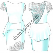 Набір для вишивання жіночої сукні "Загадка" F3022