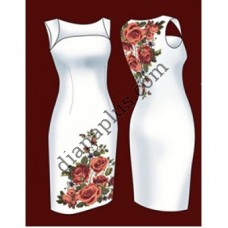 Набір для вишивання жіночого плаття "Троянди" F3018в