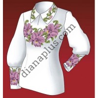 Набір для вишивання жіночої вишиванки "Орхідеї" F2810