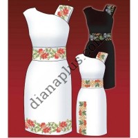 Набір для вишивання жіночого плаття "Шипшина", "Волошки", "Калина" F2813