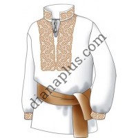 Набір для вишивання чоловічої вишиванки "Лабіринт" F2508