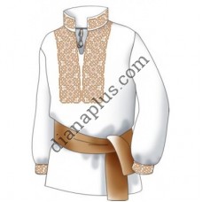 Набір для вишивання чоловічої вишиванки "Лабіринт" F2508