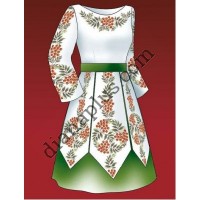 Набір для вишивання жіночого плаття "Горобина" F2815