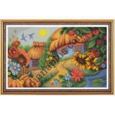 Набір для вишивання картини "Мальовниче село" D2042