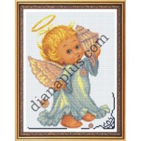 Набір для вишивання картини "Ангелик з мушлею" D2288