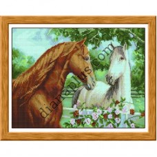 Набір для вишивання картини "Коні" Ж1054
