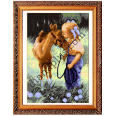 Набір для вишивання картини "Маленькі друзі" П2618