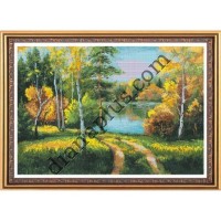 Набір для вишивання картини "Осінній пейзаж" P2244