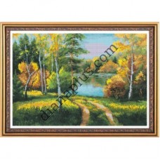 Набір для вишивання картини "Осінній пейзаж" P2244