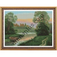 Набір для вишивання картини "Річка в тумані" P2034