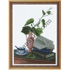 Набір для вишивання картини "Натюрморт з книгами" Н2284