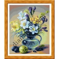 Набір для вишивання картини "Букет з нарцисами" Н1883