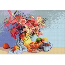 Набір для вишивання картини "Натюрморт з ліліями" Н2624