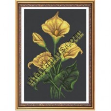 Набір для вишивання картини "Жовті кали" К2263