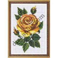 Набір для вишивання картини "Золотиста троянда" К2269
