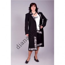 Костюм: кардиган + сукня