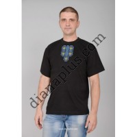 Футболка трикотажна.  Ручна вишивка. Національна символіка. 