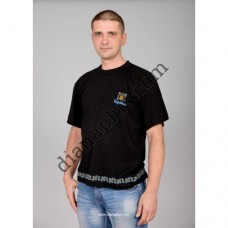 Футболка трикотажна.  Ручна вишивка. Національна символіка1. 