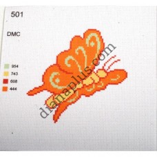 Канва з малюнком "Барвистий метелик"